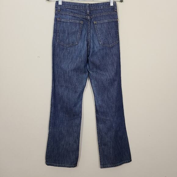 Boden Women Blue Denim Wide Leg Size 8 Regular - Picture 4 of 8